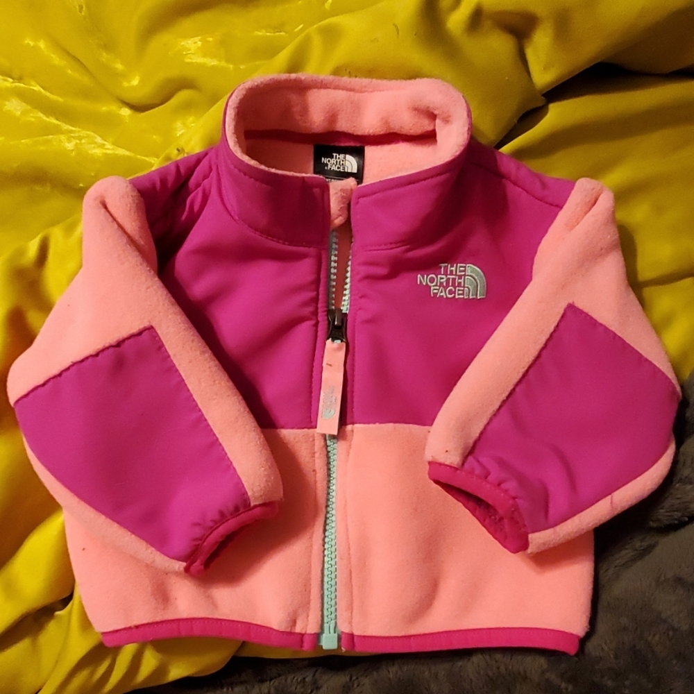 Baby Girl North Face Coat Size 0-3 Months